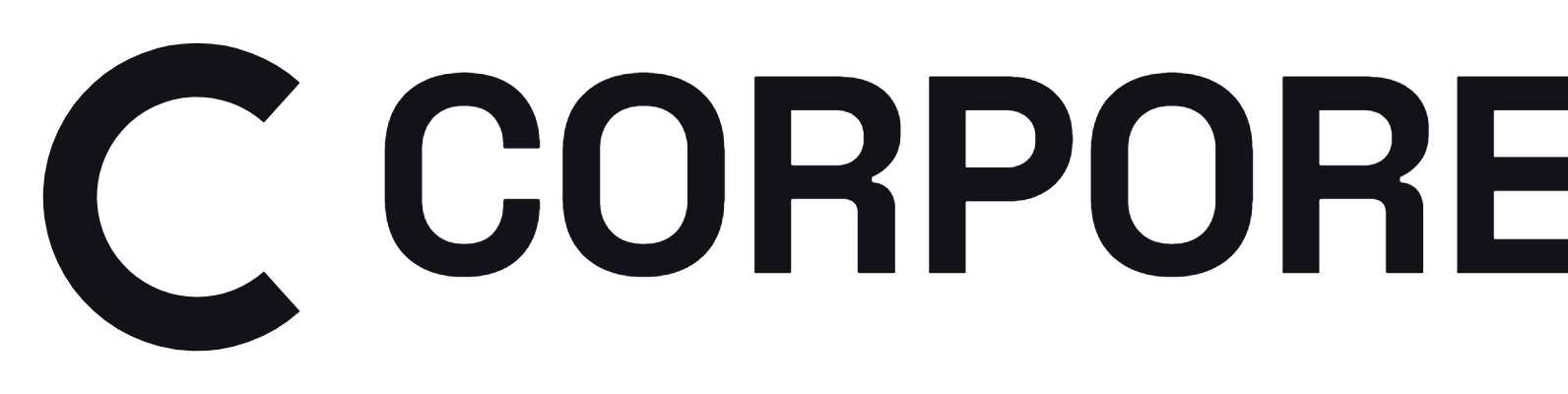 CORPORE horizontal lockup for light backgrounds